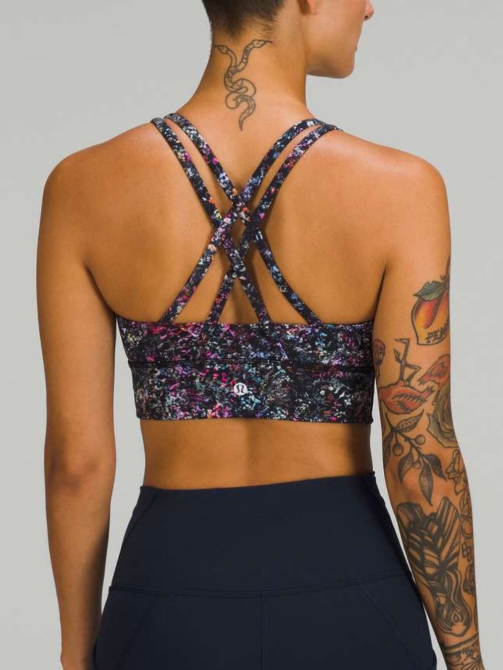 Lululemon Energy Longline Bra Women’s 4 
Floral Spray Multi